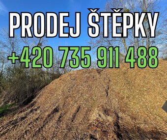 Dřevní štěpka, mulč do záhonu nebo jako palivo - biomasa - 14