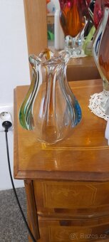 Váza hutní sklo - 14