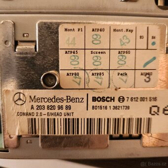 MERCEDES BENZ COMMAND 2.0 NAVIGACE W203 W639 - 14