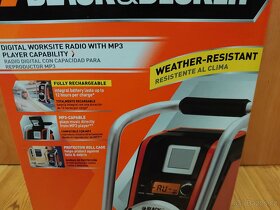 Black & Decker - rádio - 14