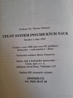 Úplný systém psychických nauk, Profesor Theron Dumont - 14