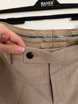 Pánský svatební oblek BANDI Pontarelli Sabbia (Slim Fit) - 14