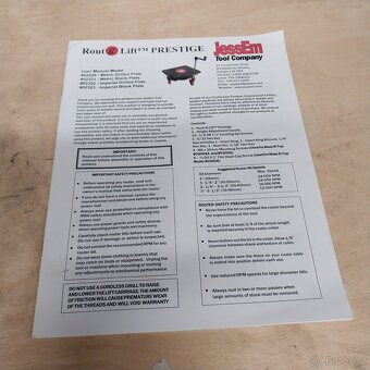 Zdvihací přípravek pro horní frézky - 14