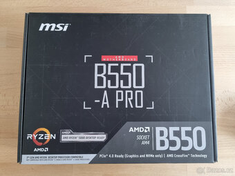Část PC sestavy Ryzen 5700X + 32 GB DDR4 + B550 ATX MB - 14
