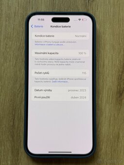 iPhone 15 pro max - 256gb - 14