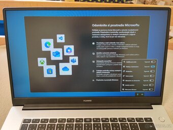 Huawei MateBook D15, v novom stave, 65W nabíjačka. - 14