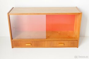 Retro Stěna Knihovna Komoda Brusel Renovace TOP - 14