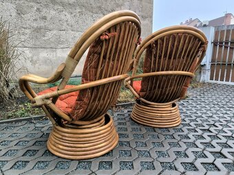 Ratanová křesla - 2 kusy - 14