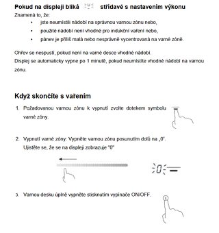 Indukční varná deska Mora VDIS653C - 14