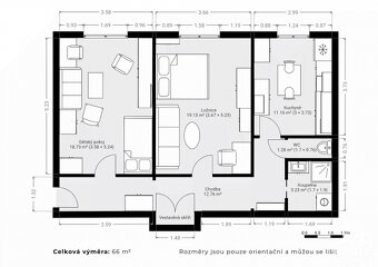Prodej bytu 2+1, 66 m² - Zlín, Padělky, 4.190.000,00 Kč - 14