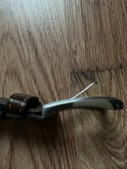 Nový pánský pružný opasek Bandi -modrý se světl. pruhy, S/M - 14