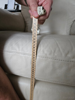 Kožené křeslo polohovací - 14