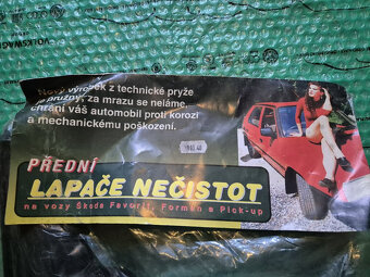 dobové přední zástěrky s nápisem FAVORIT Škoda Favorit, Favo - 14