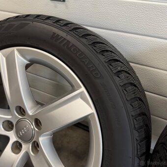 Alu kola Audi, 225/50 R17, zánovní pneu Nexen 8mm - 14