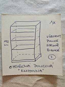 sektorový nábytek - skříň, 80. léta - 14