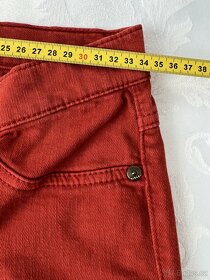 Sisley - dáms. cihlové skinny džíny – vel. 28; S? - 14