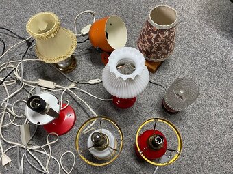 lampa retro lampa skleněná lampa retro lampa na noční stolek - 14