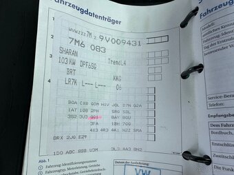 Prodám Volkswagen Sharan 2.0Tdi 103kw - 14