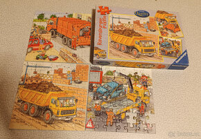 Puzzle velké, dřevěné, skládačka, hodiny, dětský doktor - 14