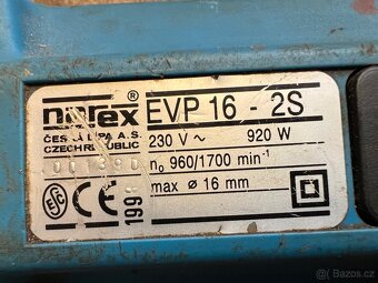 Příklepová dvourychlostní vrtačka NAREX EVP 16-2s 920w - 14