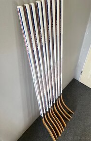 Nové dětské dřevěnolaminátové hokejky RANGERS. - 14
