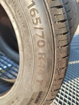 Prodám zánovní letní pneu 165/70/14 Nexen a Barum - 14