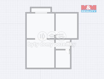 Pronájem bytu 2+1, 48 m², Bílina, ul. Sídliště SHD - 14