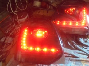 VW polo 6R - zadní LED diodová světla kouřová EAGLE EYES - 14