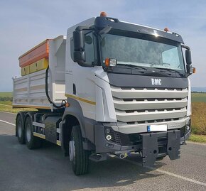ZÁRUKA 6x4 sklápěč 34.8t komunál BMC-TGR+lze sypač&radlice - 14