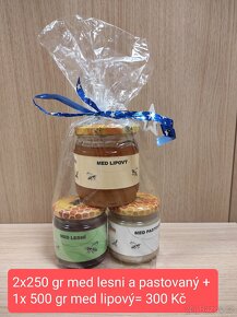Včelí med  velmi kvalitní + malé balení - 14