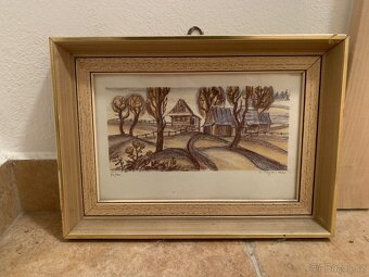 Prodám set obrazů různého formátu a techniky - 14