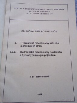 hydraulické mechanismy nakladačů. - 14