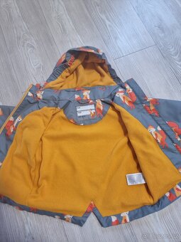 Set Tchibo lišky - 86/92 - overal, bunda, čepice - 14