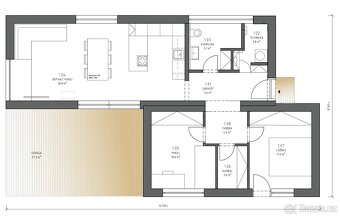 Úsporné 3+kk s terasou a zahradou - 14