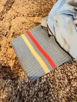 Modrá jezdecká outdoorová bunda - 14