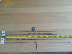 Bižuterie, prstýnek+náušnice, kapesní zrcátko,kožený náramek - 14