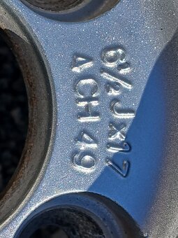 Orig letní alu kola Renault Megan, Scenic, 205/50/17 - 14