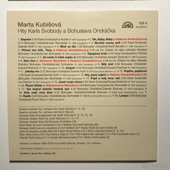 CD I. Bartošová • M. Kubišová • M. Rottrová - 14