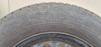 Plechové disky Škoda VW 5x112 6x15 ET47 195/65r15 zimni - 14