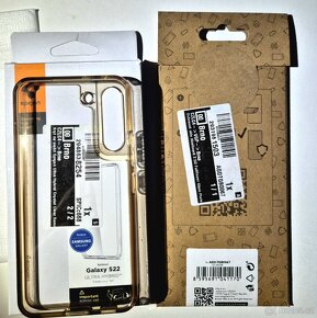 Obal Samsung S22 Spigen ultra hybrid + Sklo Alzaguard - 14