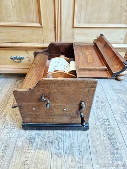 Starožitný hrací stroj, flašinet SYMPHONIA, 1890 - 14