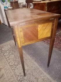 Starožitná toaletka dýhovaná mahagon - 14