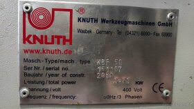 Vrtačkofréza zn, Knuth, KBF 50 - 14