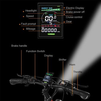 Prodám e-kolo celopéro RANDRIDE Forerunner - 1000W - 14