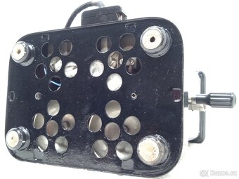 Retro smaltovaný telefon JYDSK s kličkou - 14