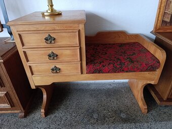 Rustikální lavice, botník, masív, Nábytek Spříběhem - 14