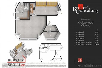 Prodej, komerční/obchodní prostory, 68 m2, Dr. E. Beneše 811 - 14