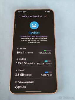 Samsung Galaxy S24 - 8/256GB - TOP stav / záruka - Oranžový - 14