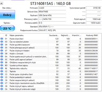 SATA 3,5" disky, odzkoušené, uvedená cena je za vše - 14