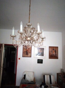 Křišťálový lustr, 6.ramenný (Český křišťál) - 14